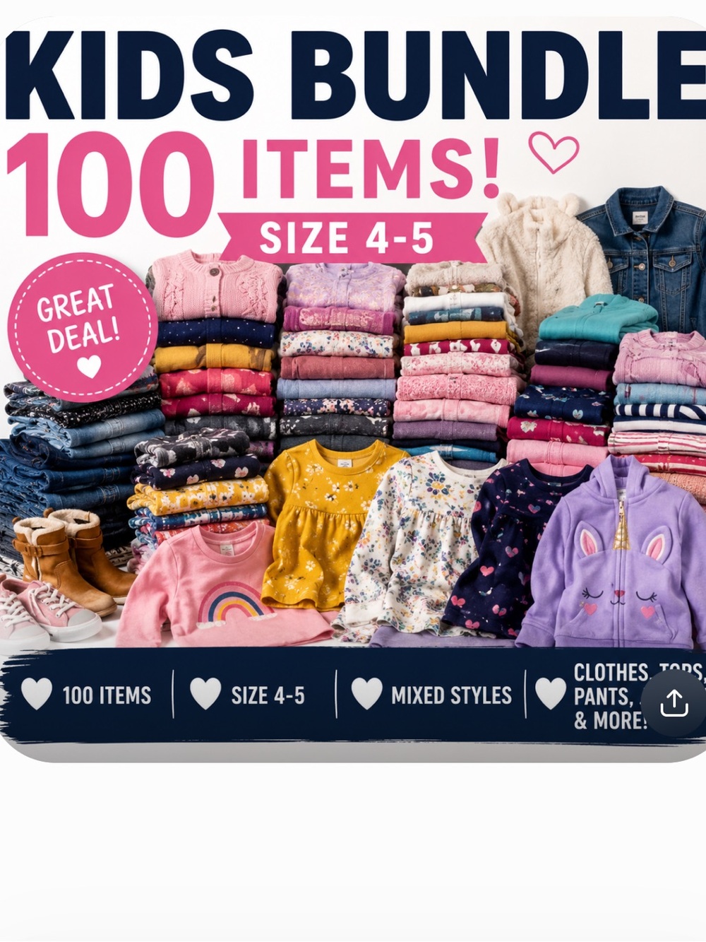 GAP Kids Jacket & Coat Bundle - Pink, Purple, Yellow, Blue, Navy, White, Tan